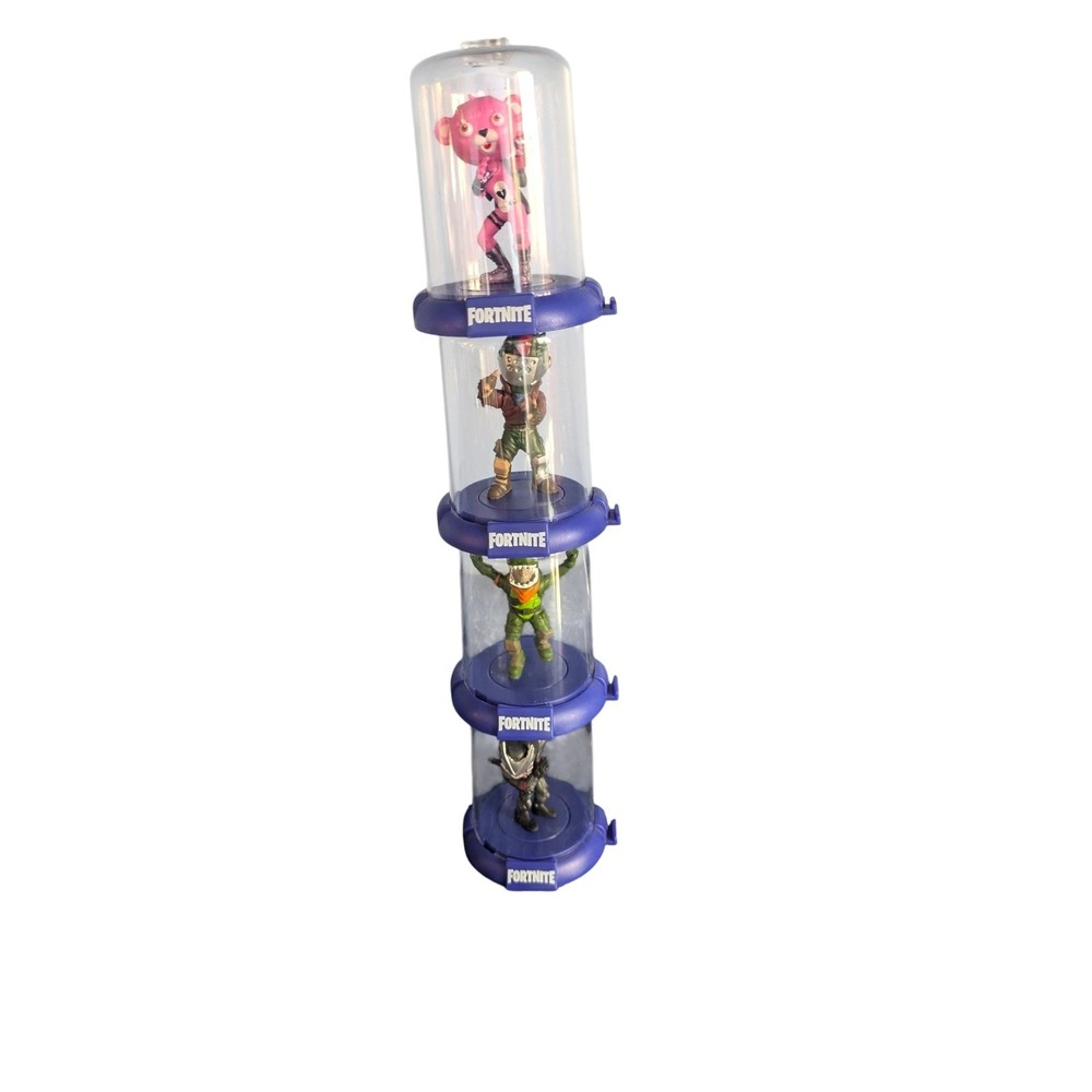 Fortnite Action Figure Display Tower 4 Stackable‎ Character Pods Collectible Toy